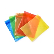 Solid Color PE Zip Lock Bags, Resealable Small Jewelry Storage Bags, Self Seal Bag, Top Seal, Rectangle, Mixed Color, 6.3x4cm(±1~3mm), Unilateral Thickness: 2.7 Mil(0.07mm), about 90~100pcs/bag(OPP-M001-01A-M)