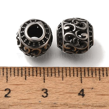 304 Stainless Steel European Beads(STAS-D191-09C-AS)-2