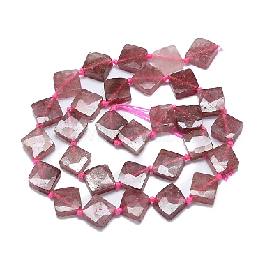 Natural Strawberry Quartz Beads Strands(G-G106-H04-02)-2