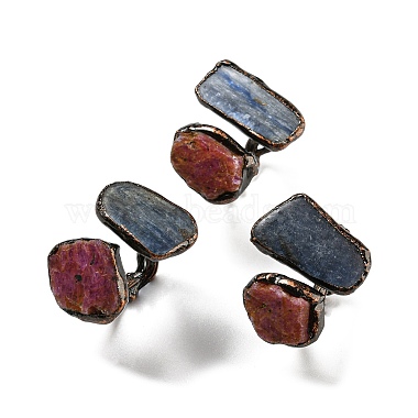 Rectangle Kyanite Finger Rings