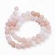 Chapelets de perles en aventurine rose naturel(G-F520-56-8mm)-2