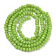 Opaque Solid Color Imitation Jade Glass Beads Strands(EGLA-A044-P6mm-D30)-2