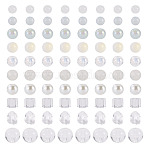 80G Transparent Glass Beads, Mixed Shapes, Gainsboro, 5.5~16x6~11.5x6.5~10.5mm, Hole: 1.2~1.6mm(DGLA-TA0001-47A)