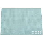 A5 Plastic Cutting Mat, Cutting Board, for Craft Art, Rectangle, Medium Aquamarine, 14.8x21cm(WG45171-05)