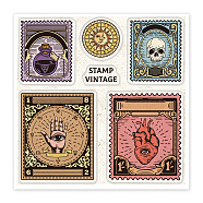 PVC Sakura Stamp, for DIY Scrapbooking, Body, 100x100mm(DIY-WH0486-029)