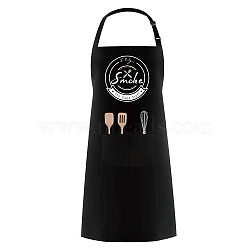 Polyester Apron, Daily Supplies, Rectangle, Tableware Pattern, 770x590mm(AJEW-WH0221-020)