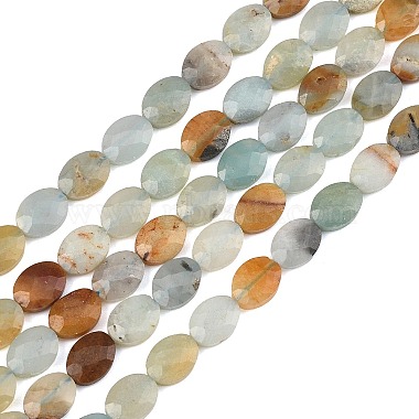 Natural Flower Amazonite Beads Strands(G-H349-A01-21)-2