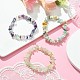 3 pcs 3 style naturel mélangé pierres précieuses puces perles bracelets extensibles ensemble pour les femmes(BJEW-FZ00006)-1