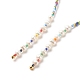 Многослойное женское ожерелье из натурального жемчуга и стеклянных бусин с веревочным узлом(NJEW-JN03908-02)-5