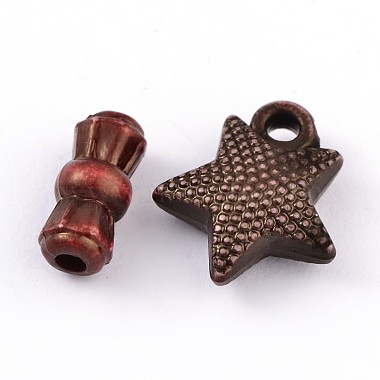 Mixed Antique Style Acrylic Beads/Pendants(MACR-R546-04)-2