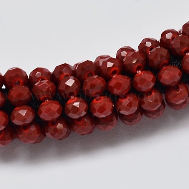 Fleurs de perles de verre colliers de lasso(NJEW-P102-37A)-4