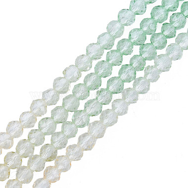 Chapelets de perles en verre transparente  (GLAA-N041-009-07)-2
