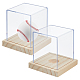 Acrylic Baseball Display Cases with Wooden Base(ODIS-WH0081-16)-1