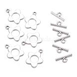 Antique Silver Alloy Toggle and Tbars(X-A0977Y)