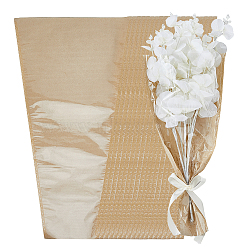 Kraft Paper Gift Bags, Single Flower Bouquets Wrapping Packaging, Suitable for Gift Giving Decoration, Trapezoid, BurlyWood, 452x95~242x0.1mm, 50pcs/bag(AJEW-WH0248-484A)