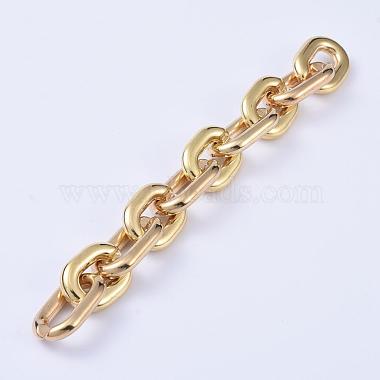 Handmade CCB Plastic Figaro Chains(AJEW-JB00592)-2