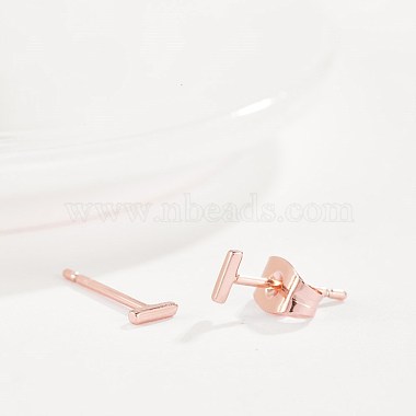 Brass Stud Earrings(EJEW-BB35390-RG)-2
