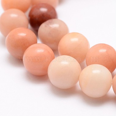 Natural Pink Aventurine Beads Strands(X-G-P257-05-6mm)-3