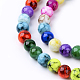 Spray Painted Glass Beads Strands(DGLA-MSMC001-14)-3