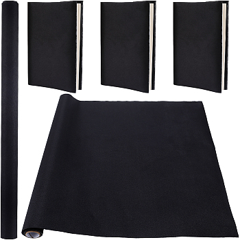 1.1M Silk Cloth Book Covers, Notebook Wraps, Black, 420x0.2mm