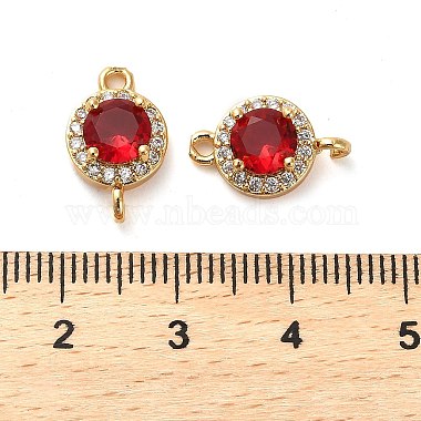 Brass Pave Cubic Zirconia Connector Charms(KK-D093-09G-01)-3