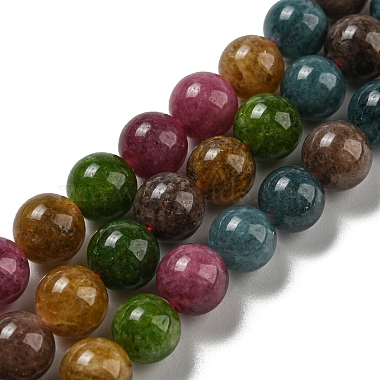 Colorful Round Other Jade Beads