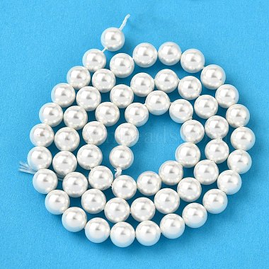 Regenbogen &uuml;berzog Shell-Perle Perle Str&auml;nge(X-BSHE-L025-02-8mm)-2