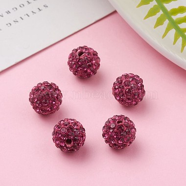 Pave Disco Ball Beads(X-RB-A130-10mm-16)-5