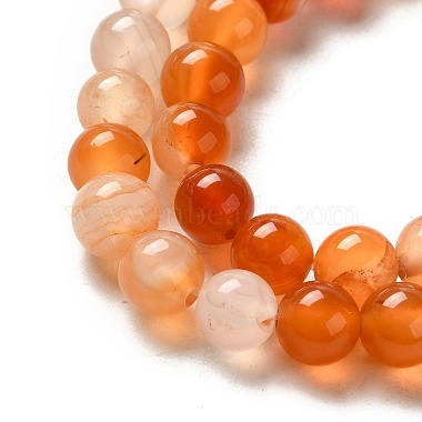 Natural Agate Beads Strands(G-F417-01-6mm)-5