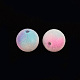 Perles en plastique floquées(KY-Q056-024C)-1
