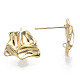 Brass Stud Earring Findings(KK-N232-116-NF)-3