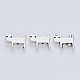 Сплавочные овальные бусины тибетского стиля (TIBE-R316-053AS-RS)-1