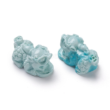 18mm LightCyan Other Animal Synthetic Coral Beads