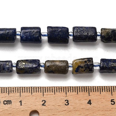 natürlichen Lapislazuli Perlenstränge(G-K245-I21-01)-5