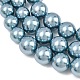 Electroplated Shell Pearl Graduated Beads Strands(BSHE-C011-04-04)-2