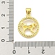 micro cuivres ouvrent pendentifs de zircons(KK-K354-03G-09)-3