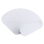 PP Plastic Hanging Door Handle Hanger Tags, Blank Memo Board, for Home, Hotel, Store, White, 230x90x0.4mm, Hole: 60mm(DIY-WH0661-36)