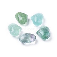 Natural Fluorite Heart Palm Stone, Pocket Stone for Energy Balancing Meditation, 20x25x11~13mm(X-G-F659-A02)