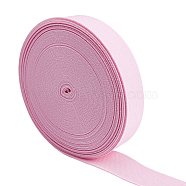 Ultra Wide Thick Flat Elastic Band, Webbing Garment Sewing Accessories, Pearl Pink, 30mm(X1-EC-WH0016-A-S021)