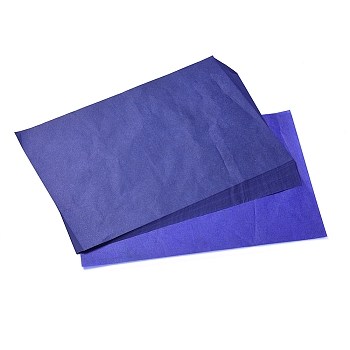 Black Graphite Transfer Tracing Paper, Rectangle, Midnight Blue, 30x21cm, about 100pcs/bag