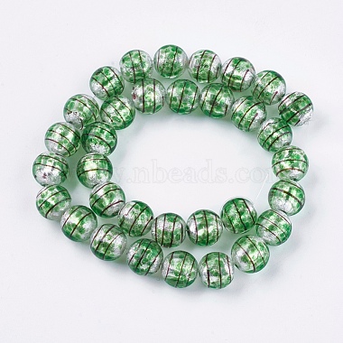 Chapelets de perles vernissées manuelles(LAMP-K029-07)-3