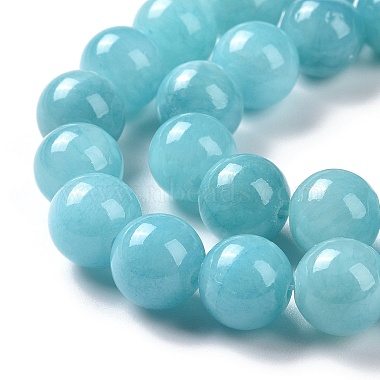 Chapelets de perles rondes en jade de Mashan naturelle(G-D263-6mm-XS28)-3