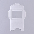 Frame Metal Cutting Dies Stencils, for DIY Scrapbooking/Photo Album, Decorative Embossing DIY Paper Card, Envelope, Matte Platinum Color, 138x88x0.8mm(DIY-WH0157-38E)
