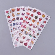 Planner Stickers, Decorative Sticker, for Scrapbooking, Calendars, DIY Crafts, Album, Food Pattern, 16.1x8x0.01cm, 6sheets/set(DIY-L038-C01)