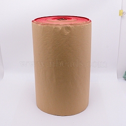 Adhesive Velvet Flocking Liner, for Jewelry Drawer Craft Fabric Peel Stick, Saddle Brown, 400x0.6mm, 50yards/roll(OCOR-WH0030-78U)