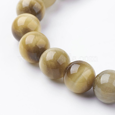 Natural Gold Tiger Eye Beads Strands(G-C076-10mm-1AA)-3