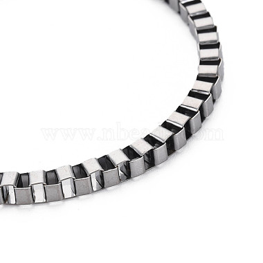 Alloy Box Chain Bracelet for Men Women(BJEW-N015-013)-2