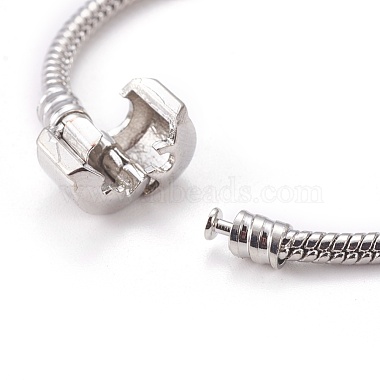 Brass European Style Bracelets for DIY Making(PPJ062Y)-3