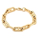 304 Stainless Steel Oval Link  Chain Bracelets for Women Men(BJEW-F488-49C-G)-4