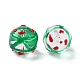 Transparent Glass Enamel Beads Strands(GLAA-G107-04B)-3